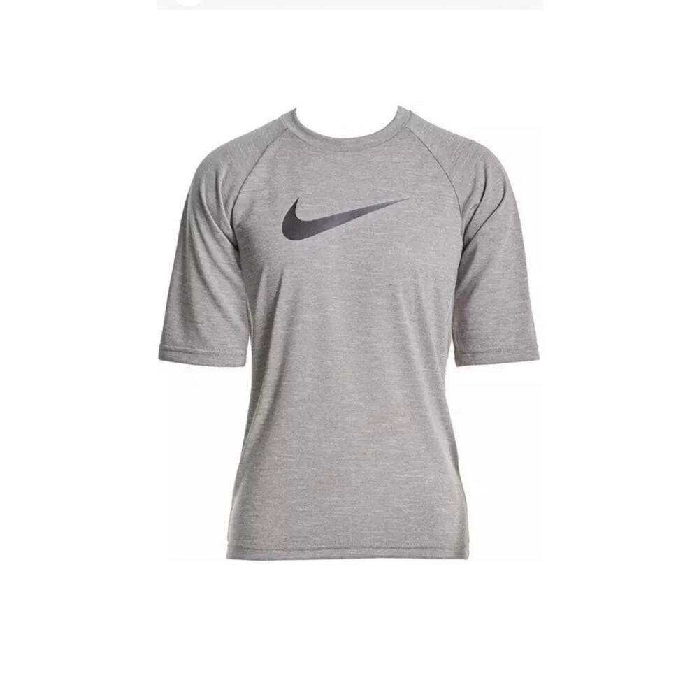 Nike Boys' Heather Hydro Half Sleeve Rash Guard Size S New With Tags